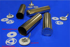 18650 Cylinder Cell Case with Anti-Explosive Cap and Insulation O-ring - 100 Pcs/package - Lib-18650