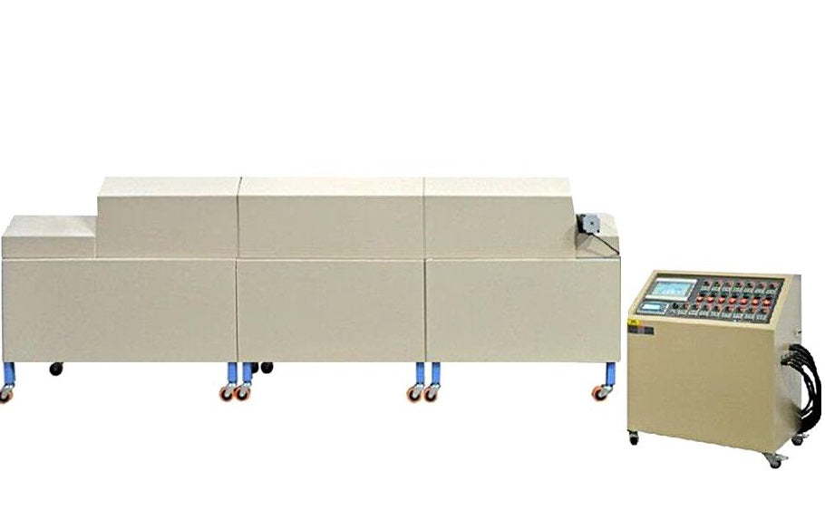 1000°C Seven Zones Conveyer Belt Furnace (W150x L2000 mm) w/ Temperature Control - KSL-1200X-BF6