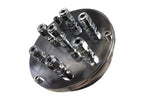 Vacuum Sealing Flange with Seven 1/4" Feedthroughs for 100mm O.D. Tube - FL101FT7
