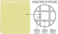 20 pcs 2" Die / IC Tray (200 Pockets of 105x110x28 mil or 2.67x2.79x0.71 mm) - NH20-105-110-28