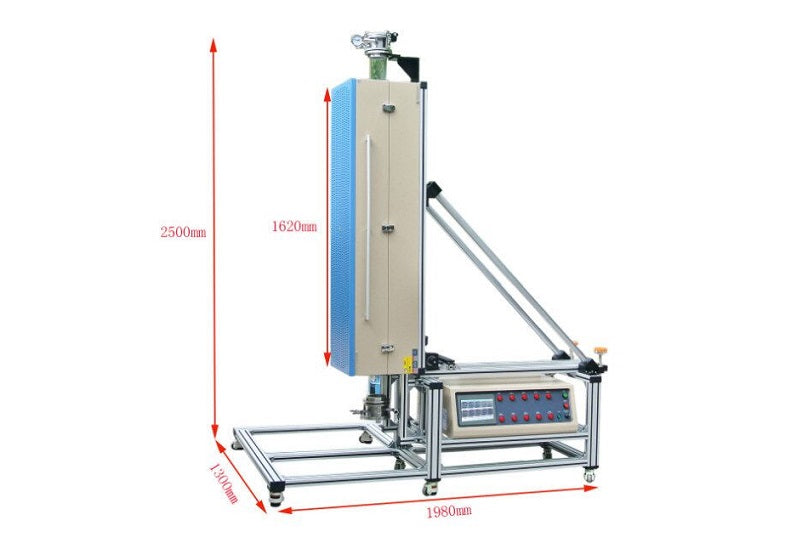 10-zone 1200°C, Ø25-100 mm Tube Furnace w/ Horizontal & Vertical Positions - OTF-1200X-X-VT