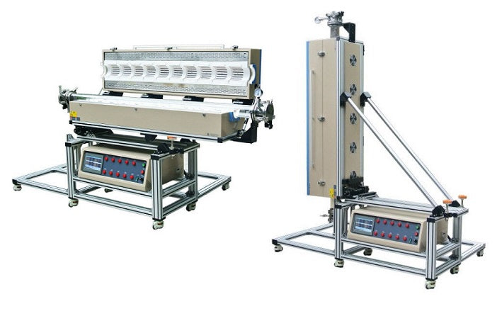 10-zone 1200°C, Ø25-100 mm Tube Furnace w/ Horizontal & Vertical Positions - OTF-1200X-X-VT