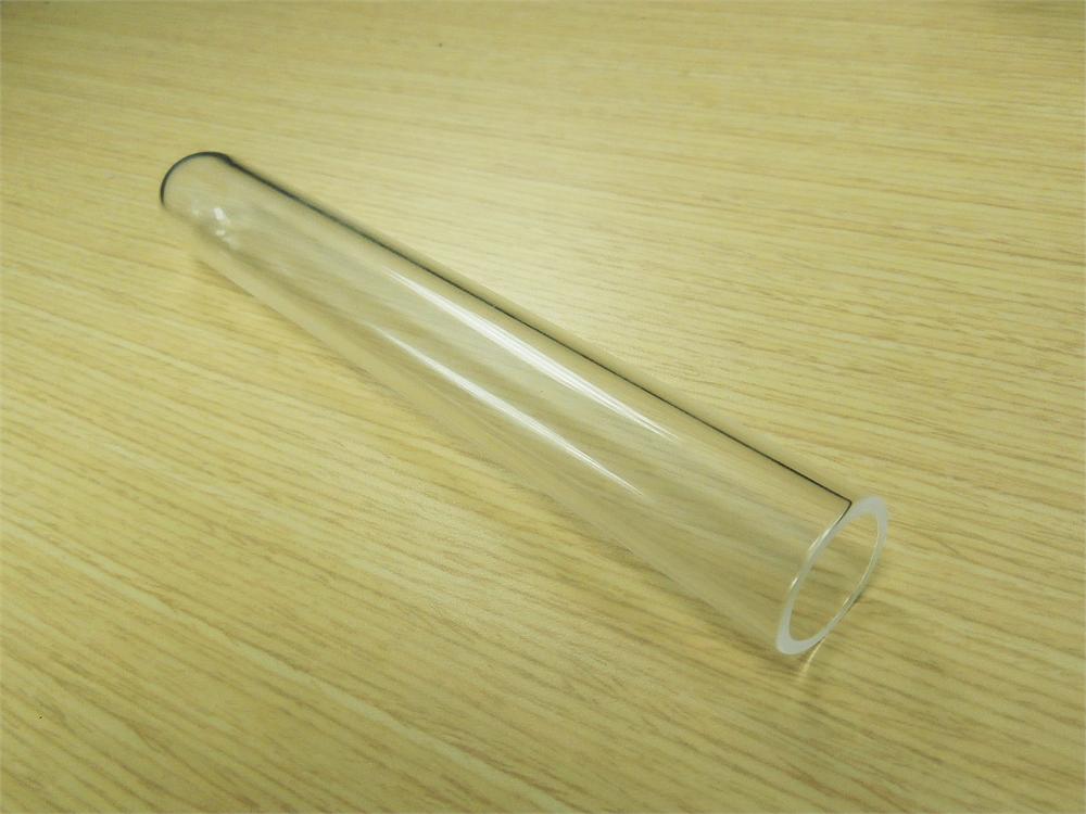25 OD x 19.8 IDx 180L mm (1") Half Open Quartz Tube for Induction Heater - HQT25