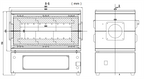 1600C Three Zone Split Tube Furnace with Flange & 80 mm Dia. Alumina Tube - OTF-1600X-III
