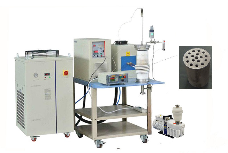 15KW Induction Melting System w/ Temp.-Controller & Multi-Cavity up to 2000°C - SP-50KTC-M
