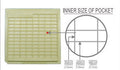 20 pcs 2" Die / IC Tray (100 Pockets of 200 x 100 x 28 mil or 5.08 x 2.54 x 0.71mm) - NH20-200-100-28