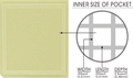 20 pcs 2" Die / IC Tray (1600 Pockets of 20x20x15 mil or 0.51x0.51x0.38 mm) - NH20-20-20-15
