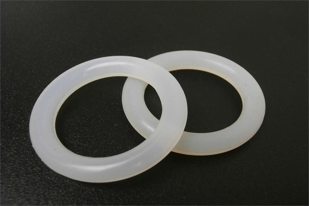 High Temperature Silicone Rubber O ring (1 pair) for 25-26 mm dia Alumina or Quartz Tube -SOR25