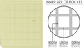 20 pcs 2" Die / IC Tray (36 Pockets of 280x280x30 mil or 7.1x7.1x0.76 mm) - NH20-280-280-30