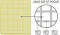 20 pcs 2" Die / IC Tray (25 Pockets of 300x300x30 mil, or 7.6x7.6x0.76 mm) - NH20-300-300-30