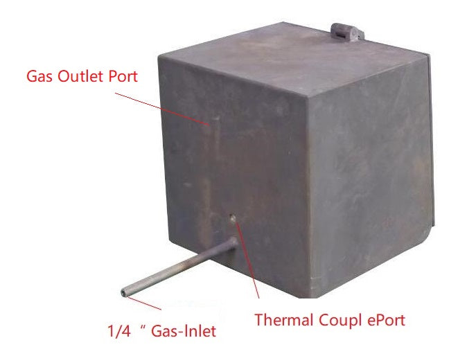 1100°C Max. Muffle Furnace (12x12x12") w/ Alloy Chamber for Debinding - KSL1200XMF