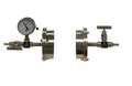 Vacuum Sealing Assembly for 1" dia Tube Furnace with Valve / Vacuum Meter - FL25