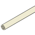 4 Holes Round Four Bore Tube, Alumina 99.8%, 1/4" O.D x 28.5" Length - TA06D631H4