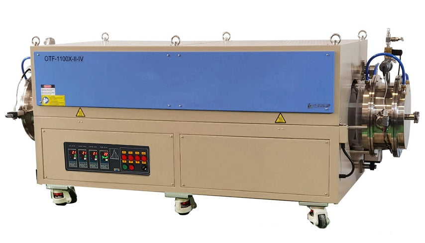 1200C Max Four-Zone Split Tube Furnace: 47"L Heating zones & Optional 8", 10", or 14" ID Tube - 1200C Max - OTF-1200X-IV-X