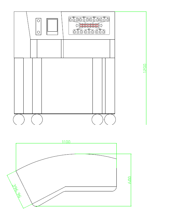 7 Zones 1200C Max. 5" Tube Furnace w/ Temperature Controller & Quick Flange - OTF-1200X-VII-5-UL