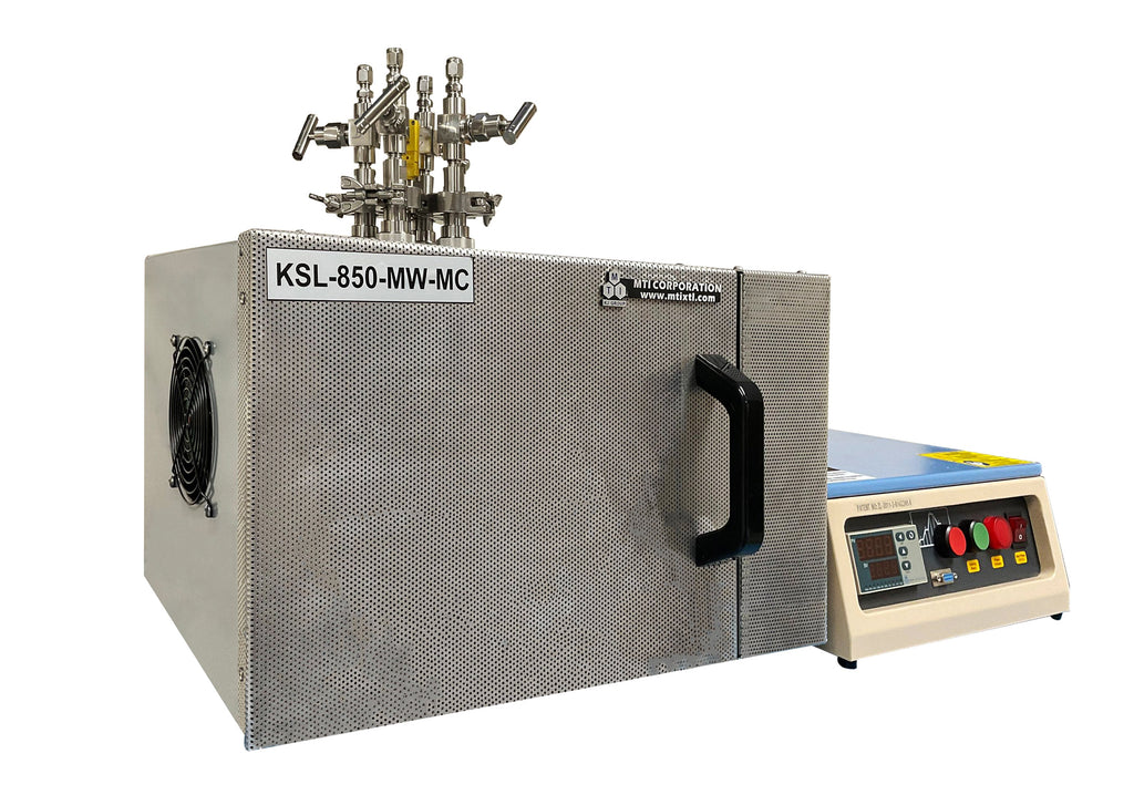 850°C Max.  Four Tubes ( 20mm OD) Vertical Microwave Sintering Furnace  - MW-850X20-4