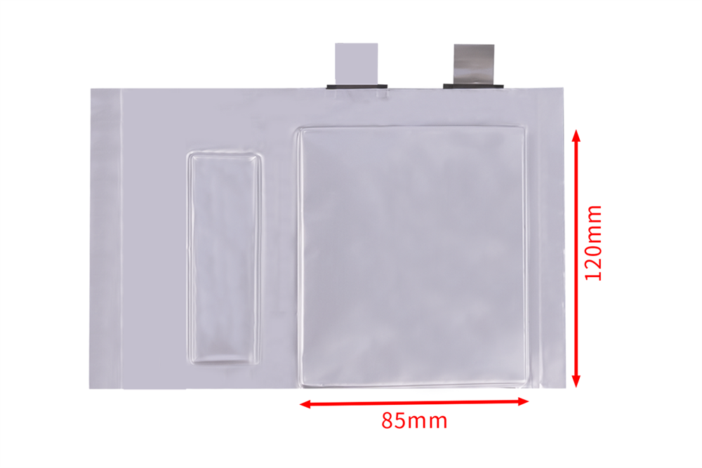 Dry 85120 Pouch Cell without Electrolyte (120mm x 85 mm), 5Ah - DPC85120