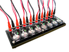 8 Channels Coin Cell Testing Board with Cable & Optional Connector for BST8 Series Battery Analyzers - BC8C