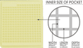 20 pcs 2" Die / IC Tray (250 Pockets of 90x80x24 mil or 2.29x2.03x0.61 mm) - NH20-90-80-24