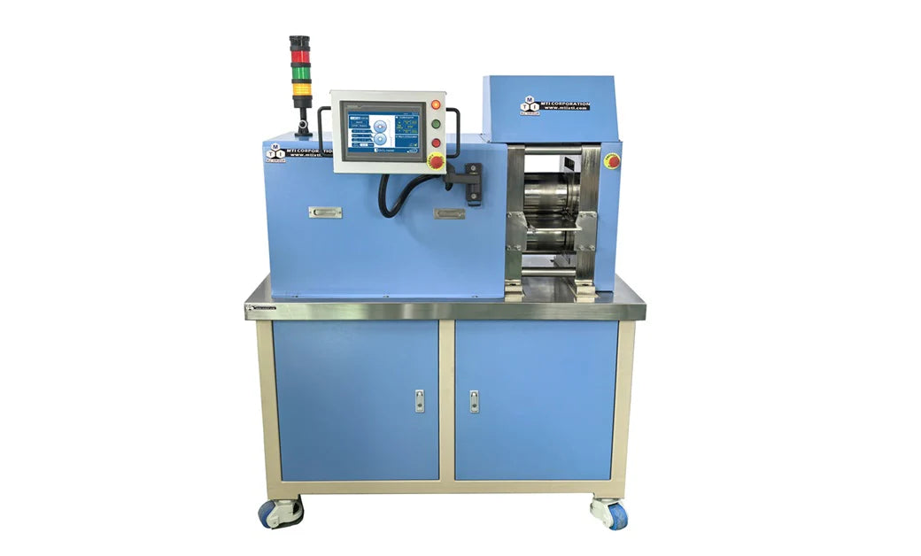 Heavy Duty Rolling Press w/ Automatic Control of Prolling Speed and Gap and Pressing Force Display up to 10 T - MSK-ARP-10T