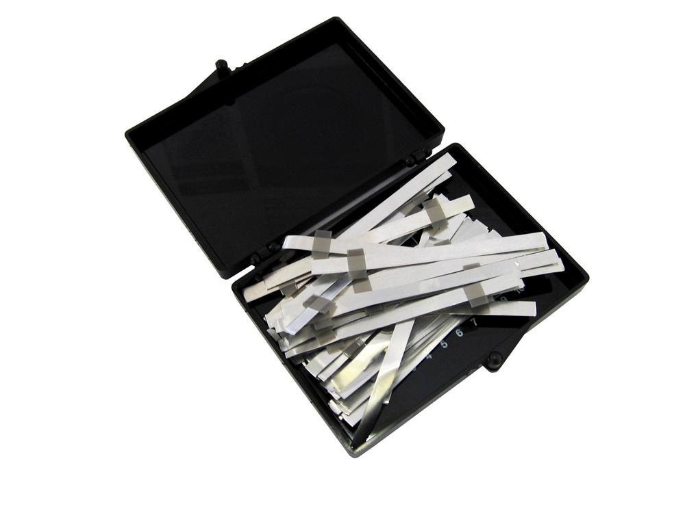 4mm width Aluminum Tab with Adhesive Polymer Tape for Positive Terminal of Pouch Cell, 50pcs/Box - PLiB-ATC4