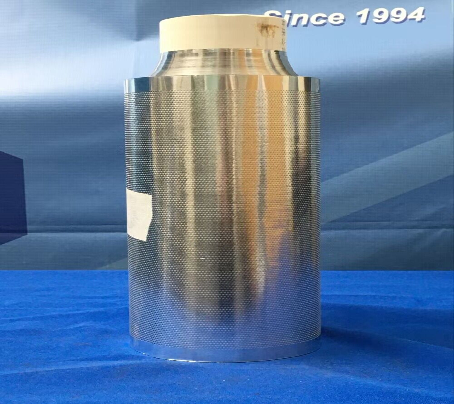 Aluminum Mesh Foil Roll for Battery Cathode Substrate (130m L x 265mm W x 20um T) - EQ-bcanf-20u