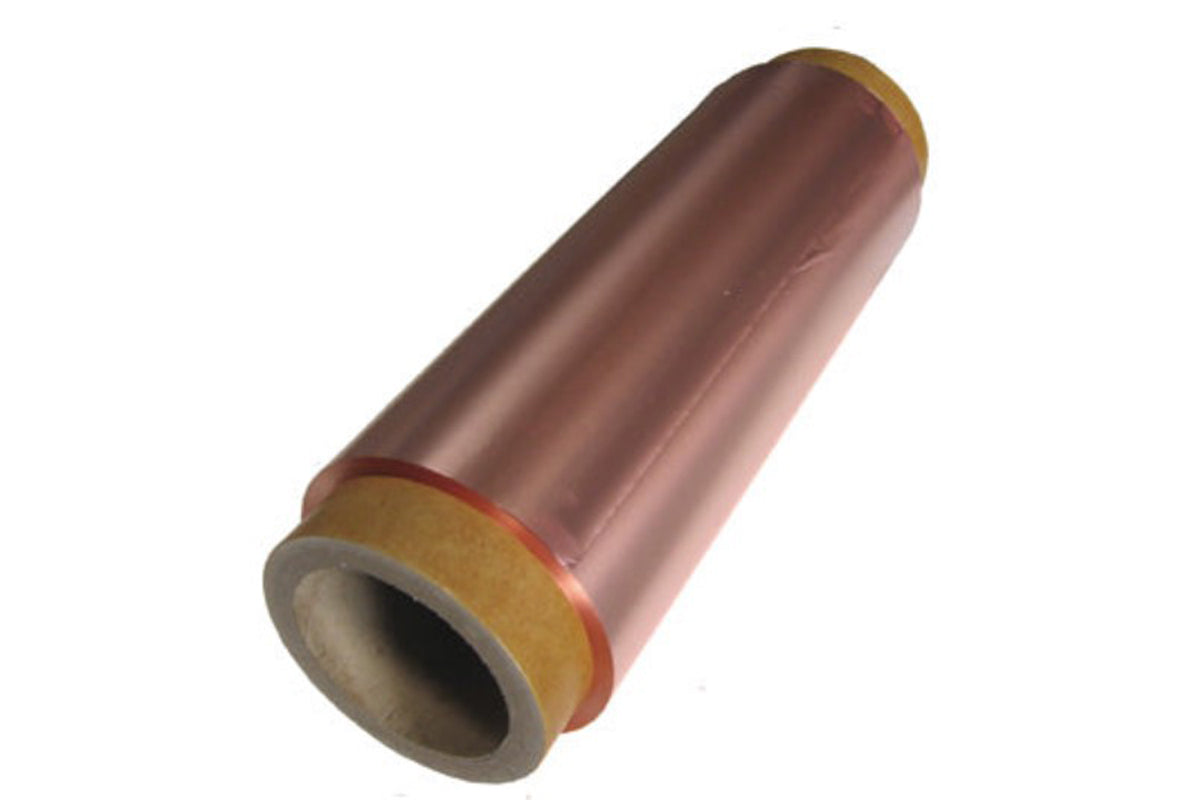 Composite Copper Foil as Battery Current Collector (180/280mm W x 6.5 um T x 50m L) - CuPET-65u