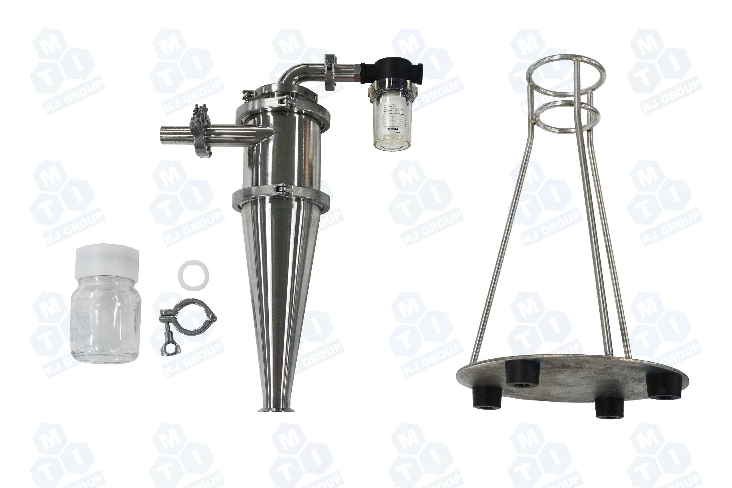 Lab Scale High-Efficiency Cyclone for Jet Mill - BPM-CL