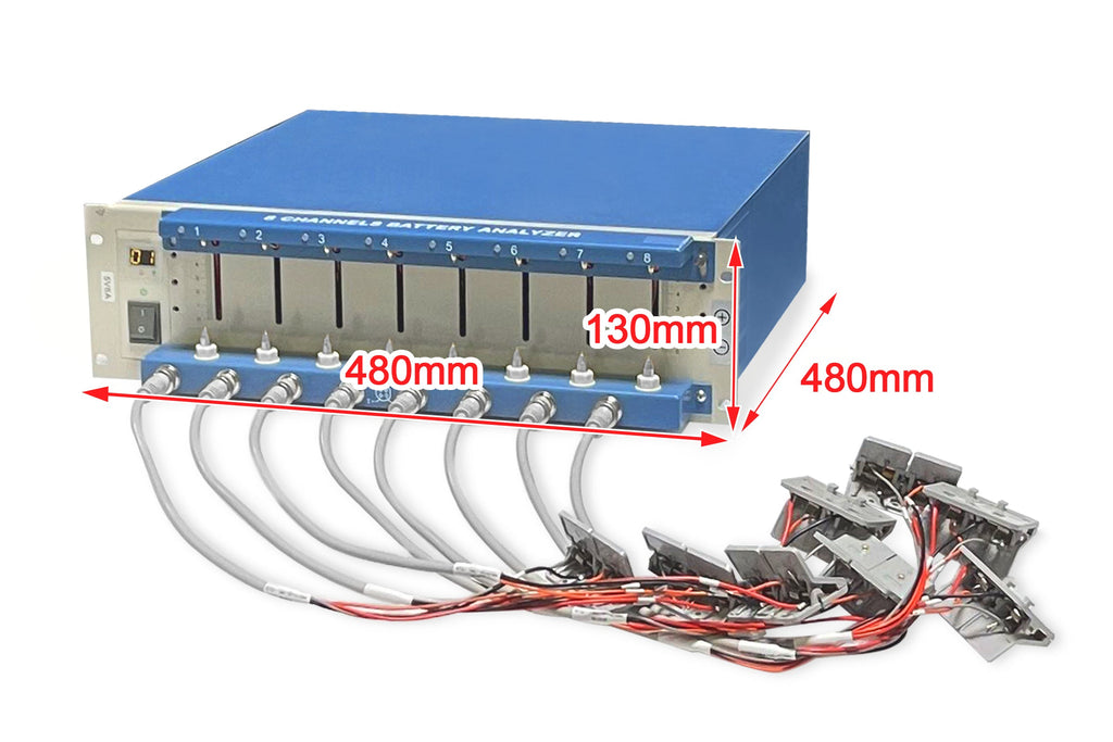 8 Channel Battery & Supercapacitor Analyzer ( 0.5mA - 6A @ 0- 5V ) w/ Laptop & Software - BST8-A6V0