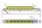 1000°C Seven Zones Conveyer Belt Furnace (W150x L2000 mm) w/ Temperature Control - KSL-1200X-BF6