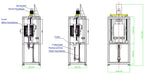 1650°C Bridgman Furnace for Directional Solidification and Crystal Growth - SKJ-BG1650-LD