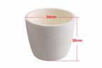 Alumina (Al2O3) Cylindrical Crucible from 0.1 mL to 3000mL optional