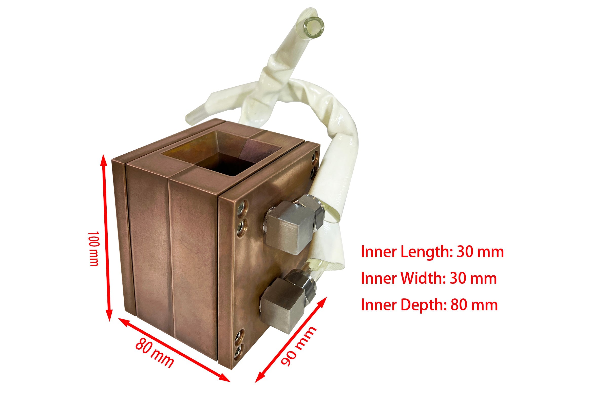 Split Water-Cooled Copper Casting Mold for Induction Melting