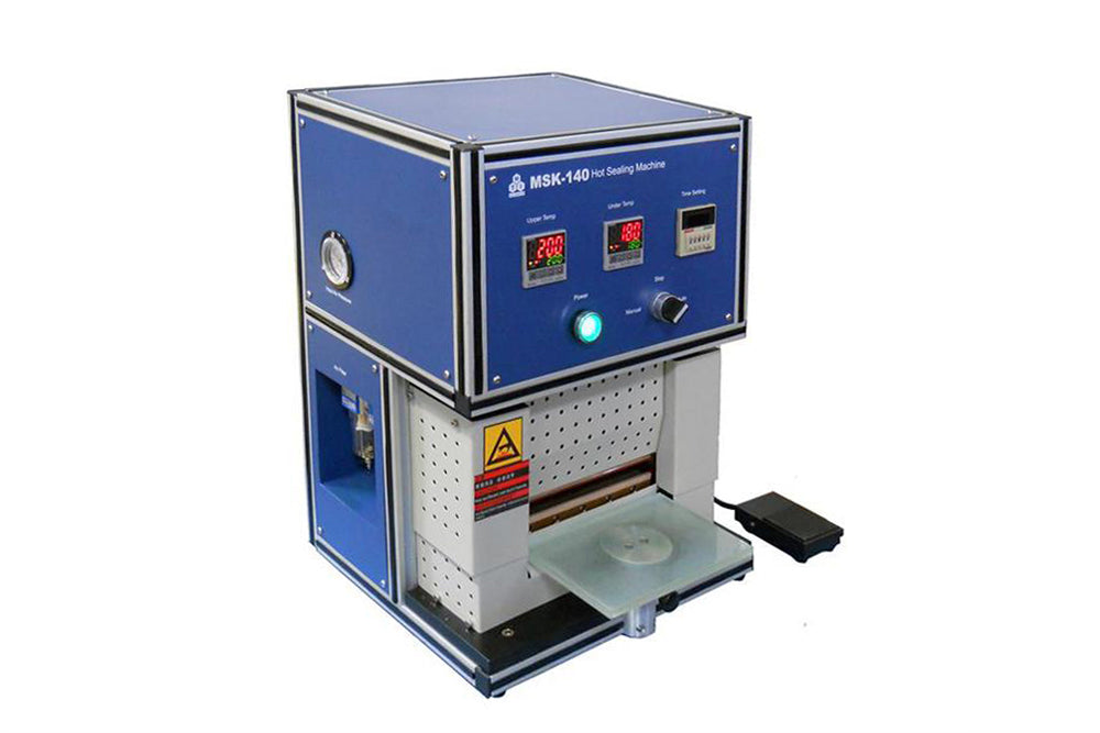 Heating Sealer for Sealing Laminated Aluminum Case of Pouch Cells Optional up to 370mm Width - MSK-140 & MSK-140L