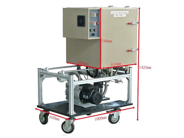 1200°C Max. Hot Isostatic Pressing (HIP) Furnace (80IDx130H mm) up to 20 MPa - CM-HIP-2