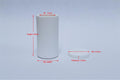 Magnesium Oxide (MgO) Cylindrical Crucible with a Lid
