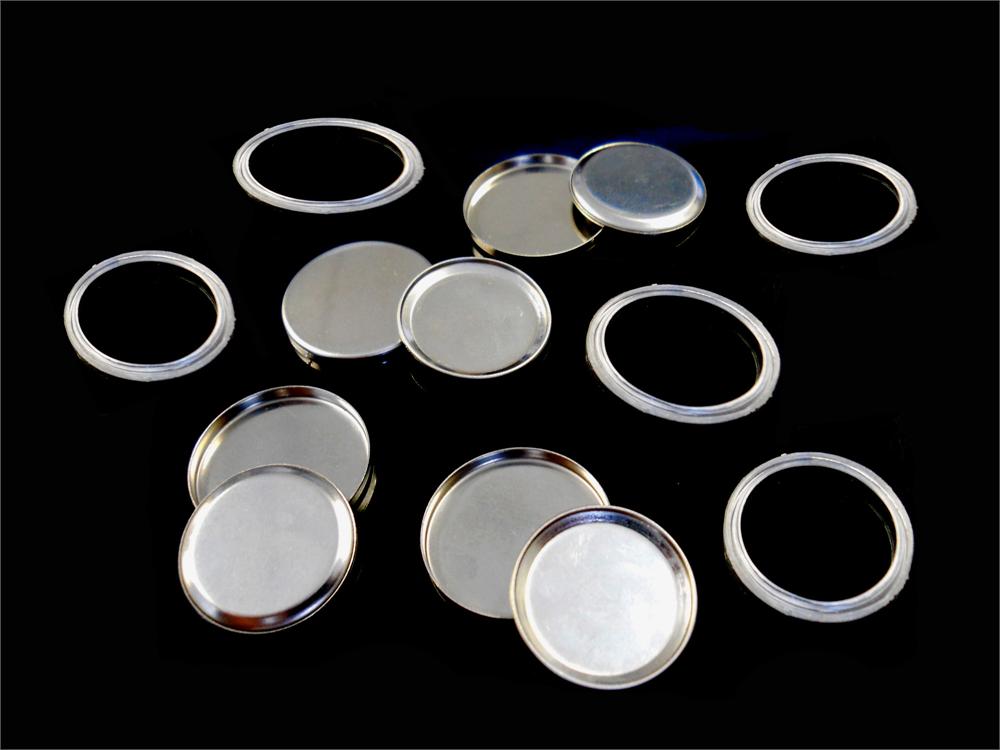 CR2325 Button Cells Cases (23d x 2.5t mm) with Seal O-rings for Battery Research - 100 pcs/pck - CR2325-CASE-316