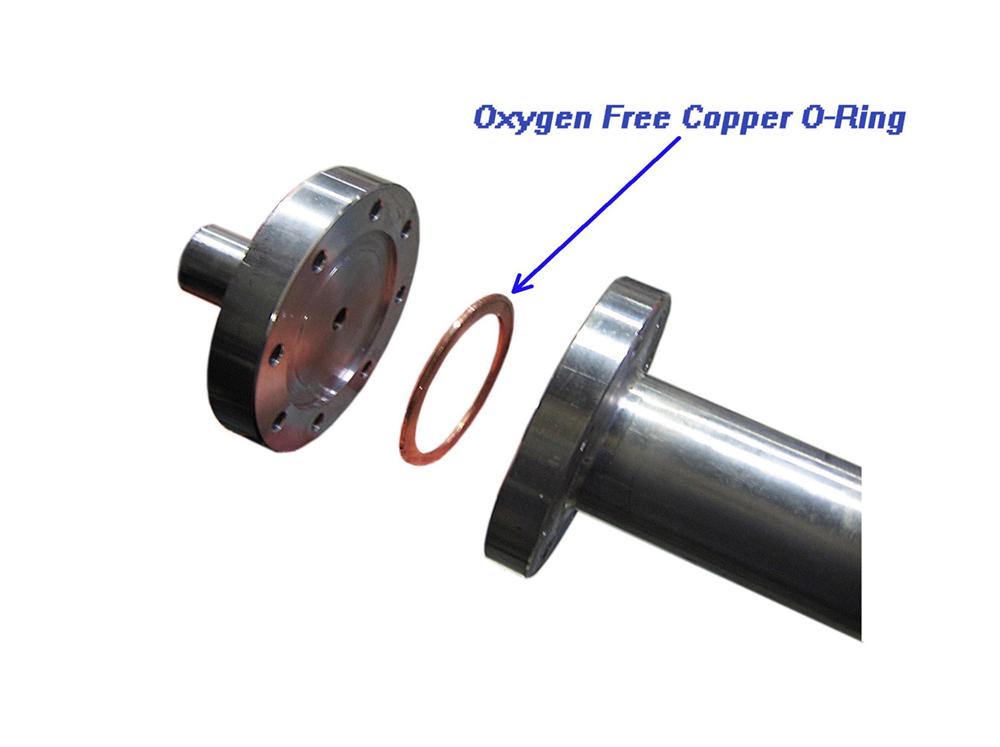 Hi-Pressure Super Alloy Tube with flange KIT, 55 ODx20 IDx580 L (mm) , 1100oC Max. - Tube-HP-55-20-580