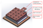 16 Cavities Square Copper Hearth for Arc Melting System in Glovebox - SP-AMC-16