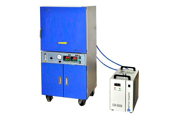 500°C (18x18x18, 91 Liter) Large Vacuum Oven with Vacuum Pump & Water Chiller - DZF6090