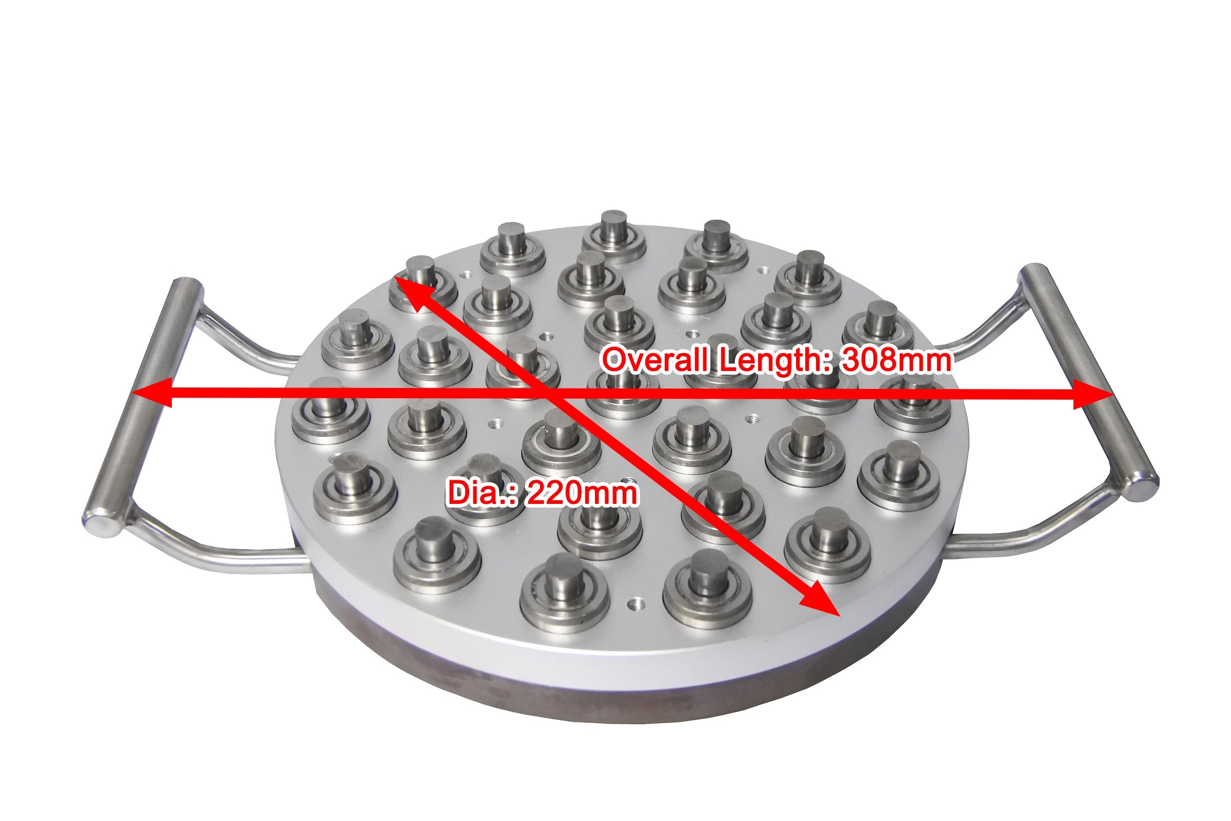 32-Position Hi-Throughput 10 mm I.D. Dry Pellet Pressing Set - Die10-S32