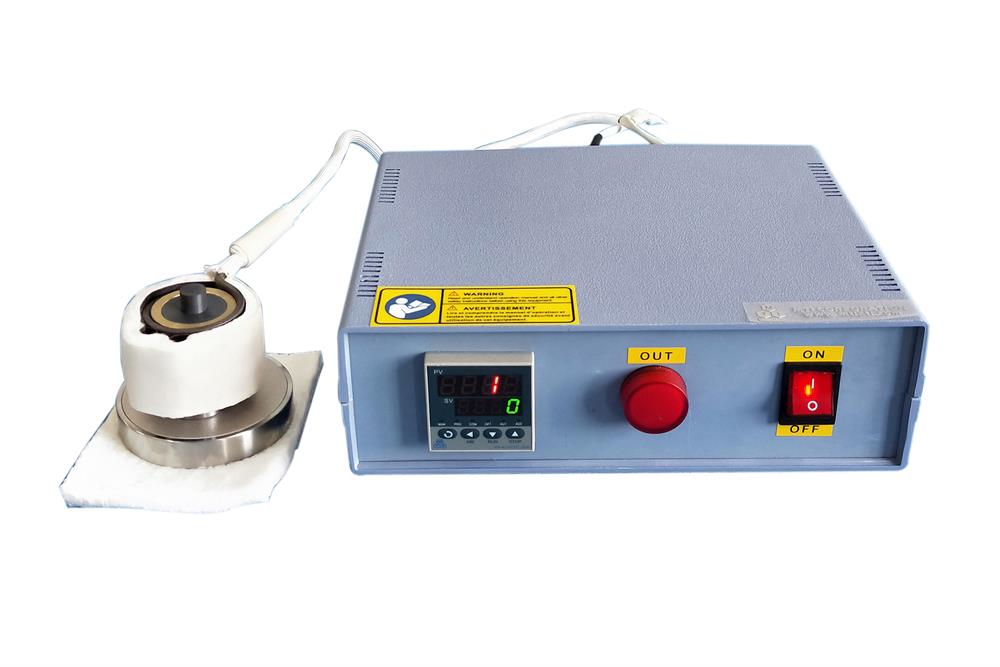 Hydraulic Pellet Press with 12 mm Si3N4 Die (550 °C Max) and Temperature Control - YLJHP2H