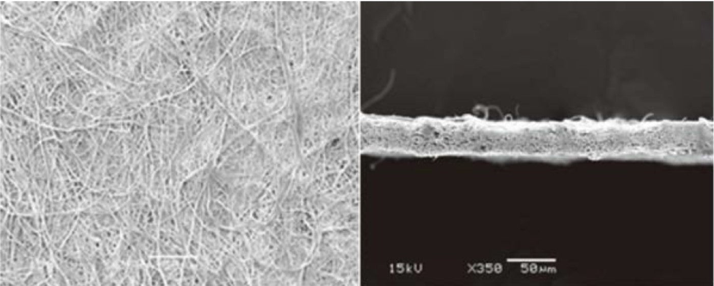 NKK TF4030 Cellulose Separator Roll (500m L × 60 mm W × 30 um T) for Battery or Supercapacitor - Lib-SP-NKK