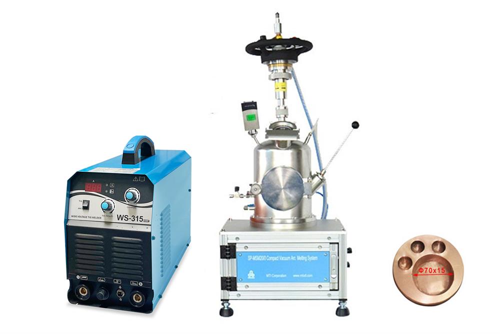 Benchtop Vacuum Arc Melting System with Large Cavity up to 200 g (Fe) - SP-MSM200