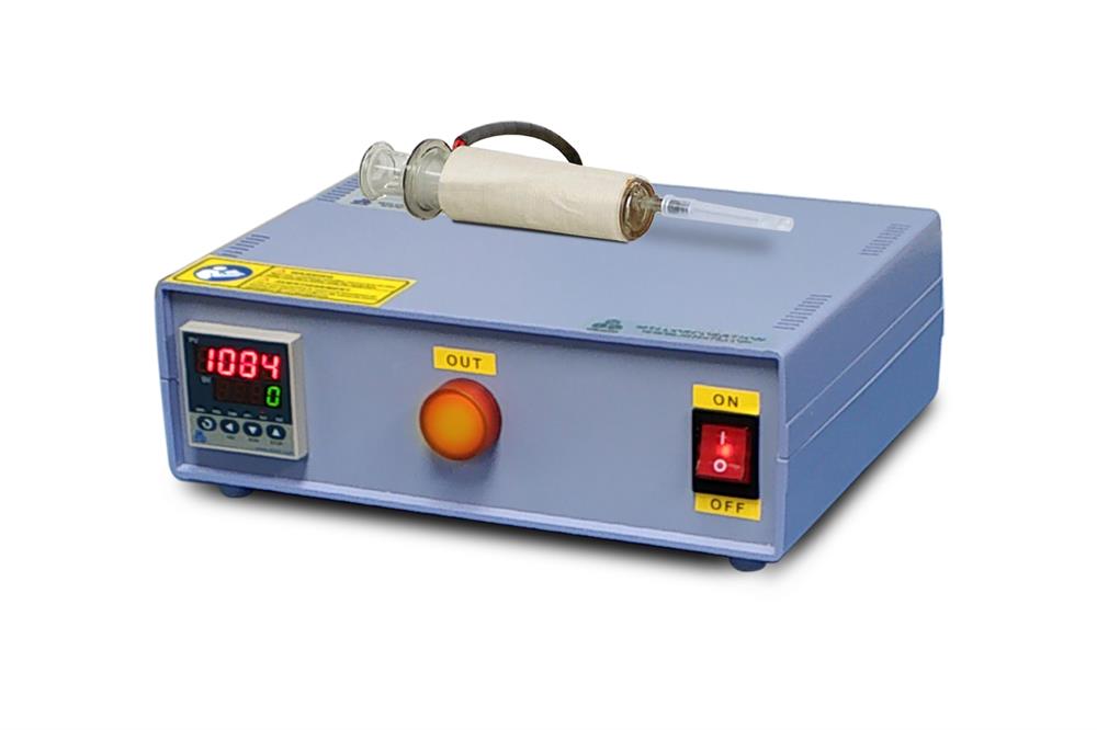 200°C 20ml Heatable Glass Syringe with Temperature Control Unit for Spin Coater - Syringe20-GLH