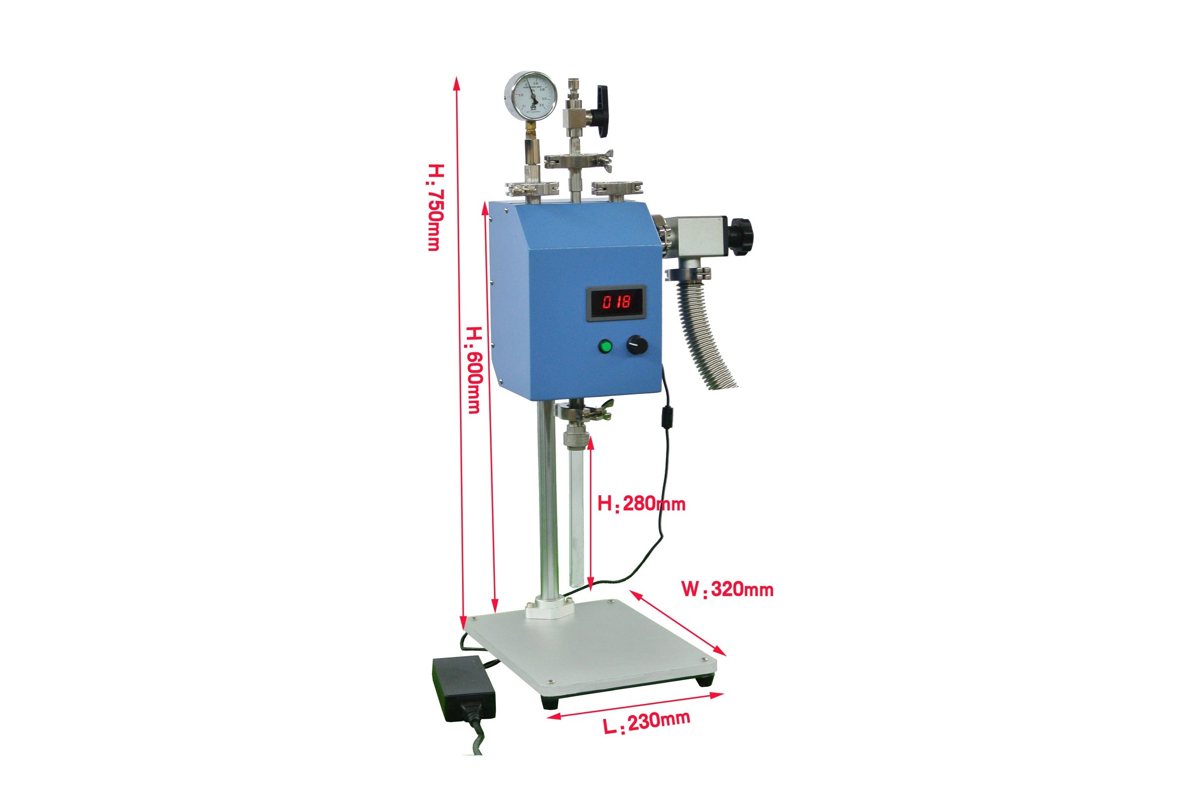 Rotatable Vacuum Ampule Sealing Device for 20mm O.D Tube - VTS-1