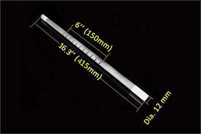 1650°C Grade Kanthal GLOBAR-SG SiC Heating Element( 6" heating zone x 410mm L ) - 1600sp-HEL-6-410-LD