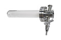 One-end Open Quartz Tube (50 ODx44 ID x 263 L mm) w/ Compression Flange for High Vacuum - FL50CF