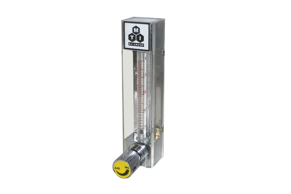 Compact Direct Read Flow Meter, 16-160 cc/min. with two male fittings - FM-160CC-RTP