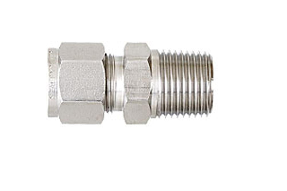 304SS 1/4" O.D Tube Fitting x 1/8" BSPP Male Connector - FIT14T18BSPP